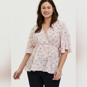 Torrid Disney Minnie wrap shirt